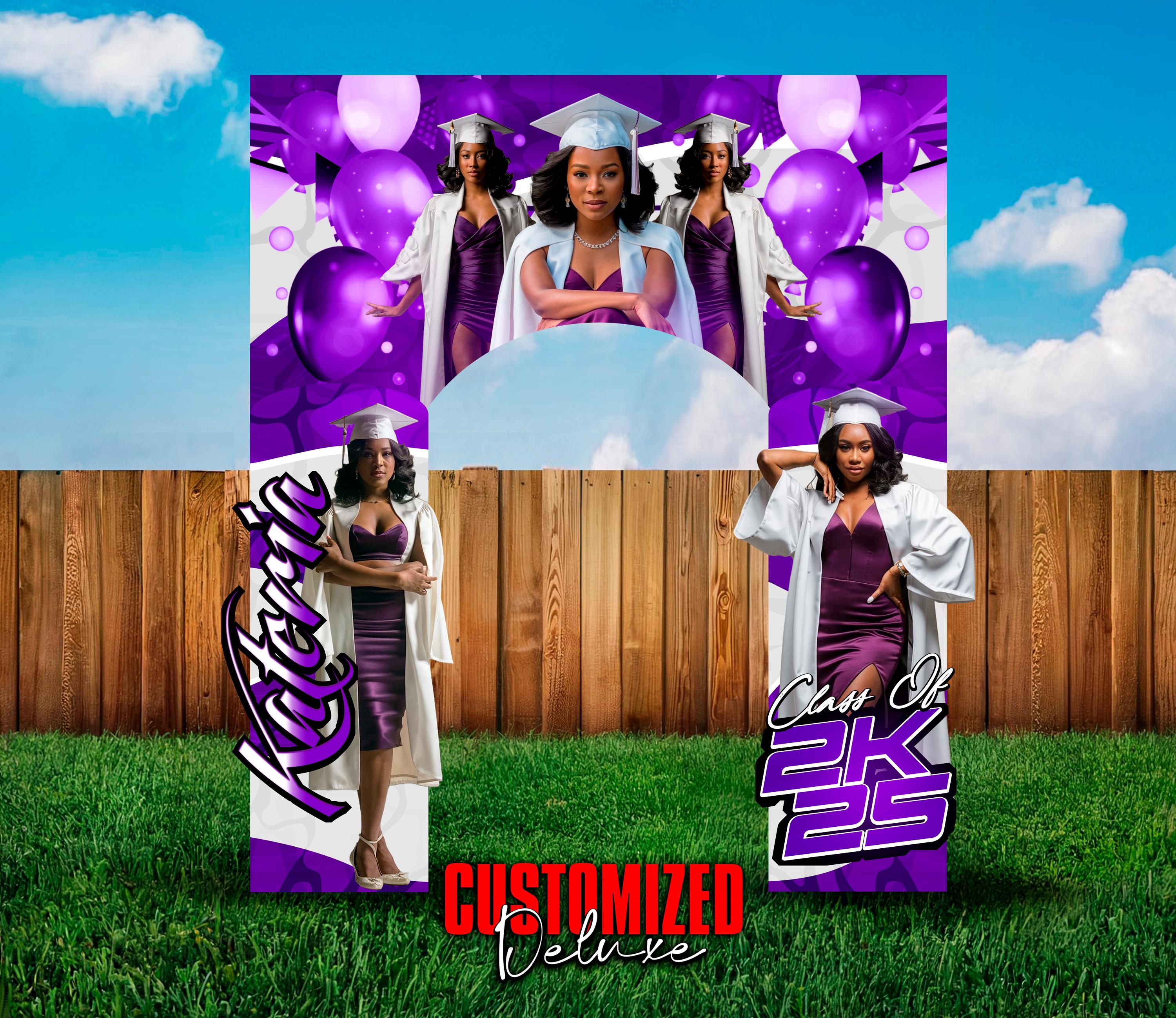 Entrance Arch Custom Design - Entrance Arch Grad Birthday Party Baby Shower Memorial Entrance Decor - Digital Design