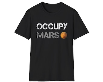 Occupy Mars T-Shirt: SpaceX Elon Musk Graphic Tee