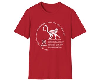 Camiseta del Mono del Zodíaco Chino: Regalo Astrológico