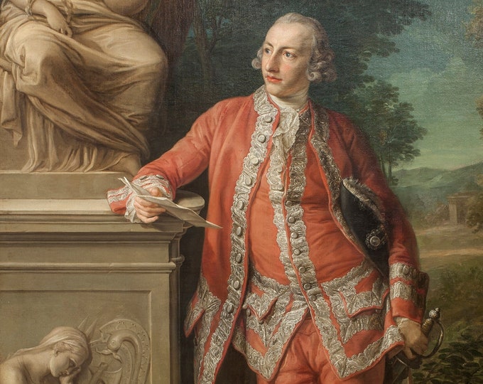 Pompeo Batoni - Peter Beckford  (1740-1811) - Digital Art Download