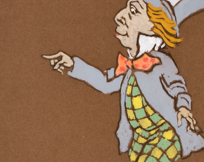 William Penhallow Henderson - Mad Hatter  (1915) - Digital Art Download