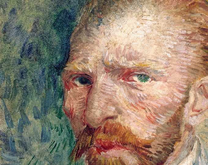 Vincent Van Gogh - Self Portrait 1889 - Impressionism - Digital Art - Printable JPG File
