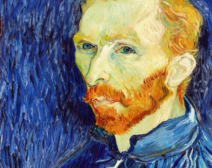 Vincent Van Gogh - Self Portrait 1889 - Impressionism - Digital Art - Printable JPG File