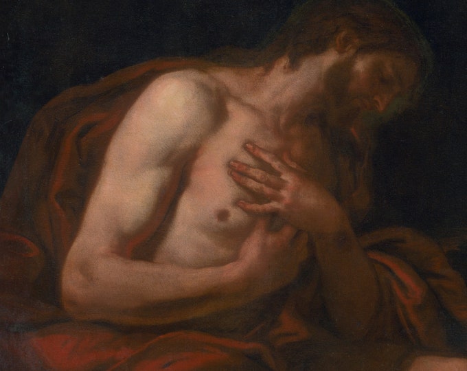Johann Carl Loth - Saint john the baptist - Digital Art Print