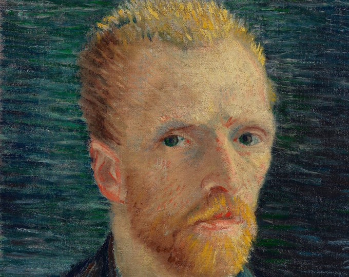 Vincent Van Gogh - Self-Portrait 1887 - Impressionism - Digital Art - Printable JPG File