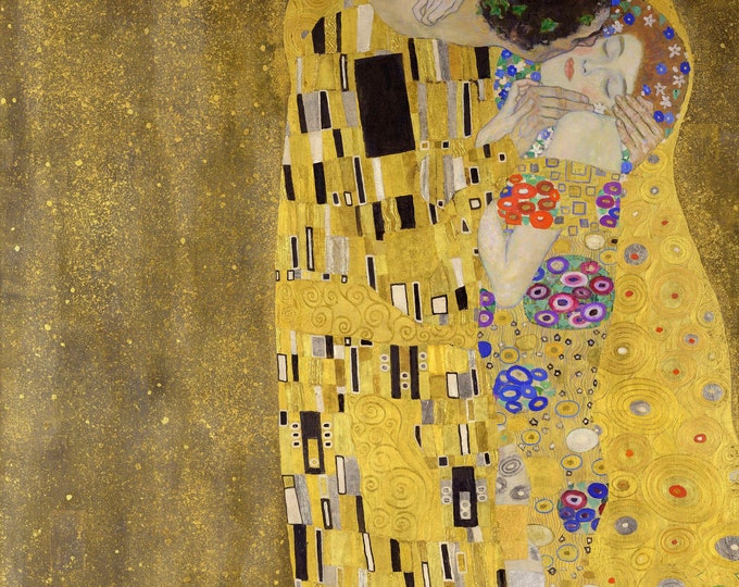 Gustav Klimt - The Kiss - 1907 - Art Nouveau