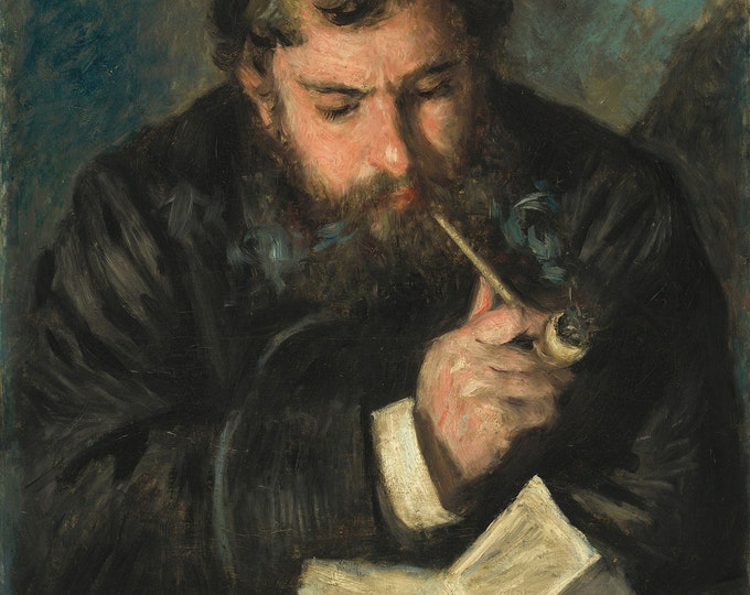 Pierre-Auguste Renoir - Claude Monet 1872 - Impressionism  - Digital Art - Printable JPG File