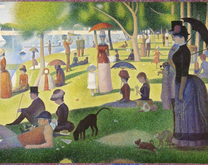 Georges Seurat - A Sunday on La Grande Jatte (1884) - Digital Art Download