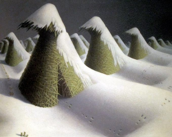 Grant Wood - January (1940) - Digital Art Download