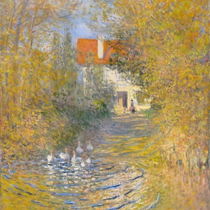 Claude Monet - The Geese (1874) - French Impressionists - Digital Art Download