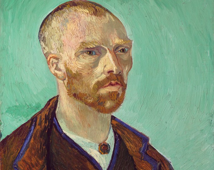Vincent Van Gogh - Self-Portrait (Dedicated to Paul Gauguin) 1888 - Impressionism - Digital Art - Printable JPG File