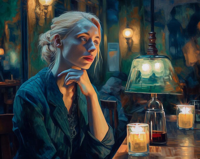 Woman in a Cafe - Eternity - 2023 - Ronald MacLennan
