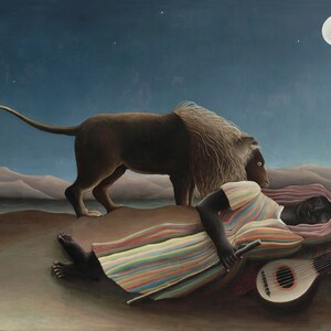 Henri Rousseau - La gitana dormida - La Bohemienne endormie 1897