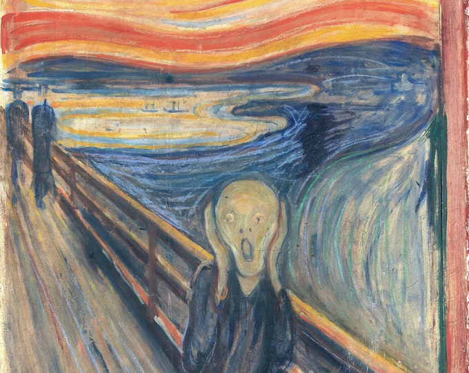 Edvard Munch - The Scream (1893) -  Digital Art Download