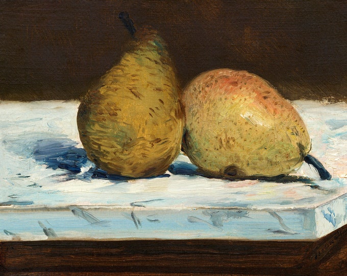 Edouard Manet - Pears (1880) - Realism - Impressionism - Printable JPG File