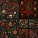 Gothic Rococo Digital Paper, Victorian Gothic Digital Paper Backgrounds ...