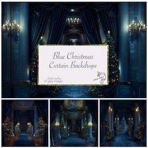 Papier numérique, Papier numérique de Noël, Rideaux de scène, Rideaux Photoshop, Arrière-plan de rideau de Noël