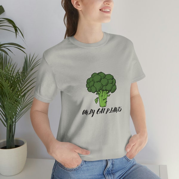 Vegetarier T-Shirt, only eat plant shirt, unisex shirt gift for Vegetarian, Geschenk für Vegetarier und Veganer, Ich esse nur Pflanzen