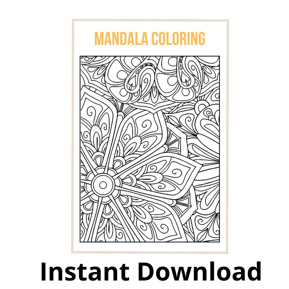 Mandala Adult Coloring Book for Dementia Patients Adult Mandala