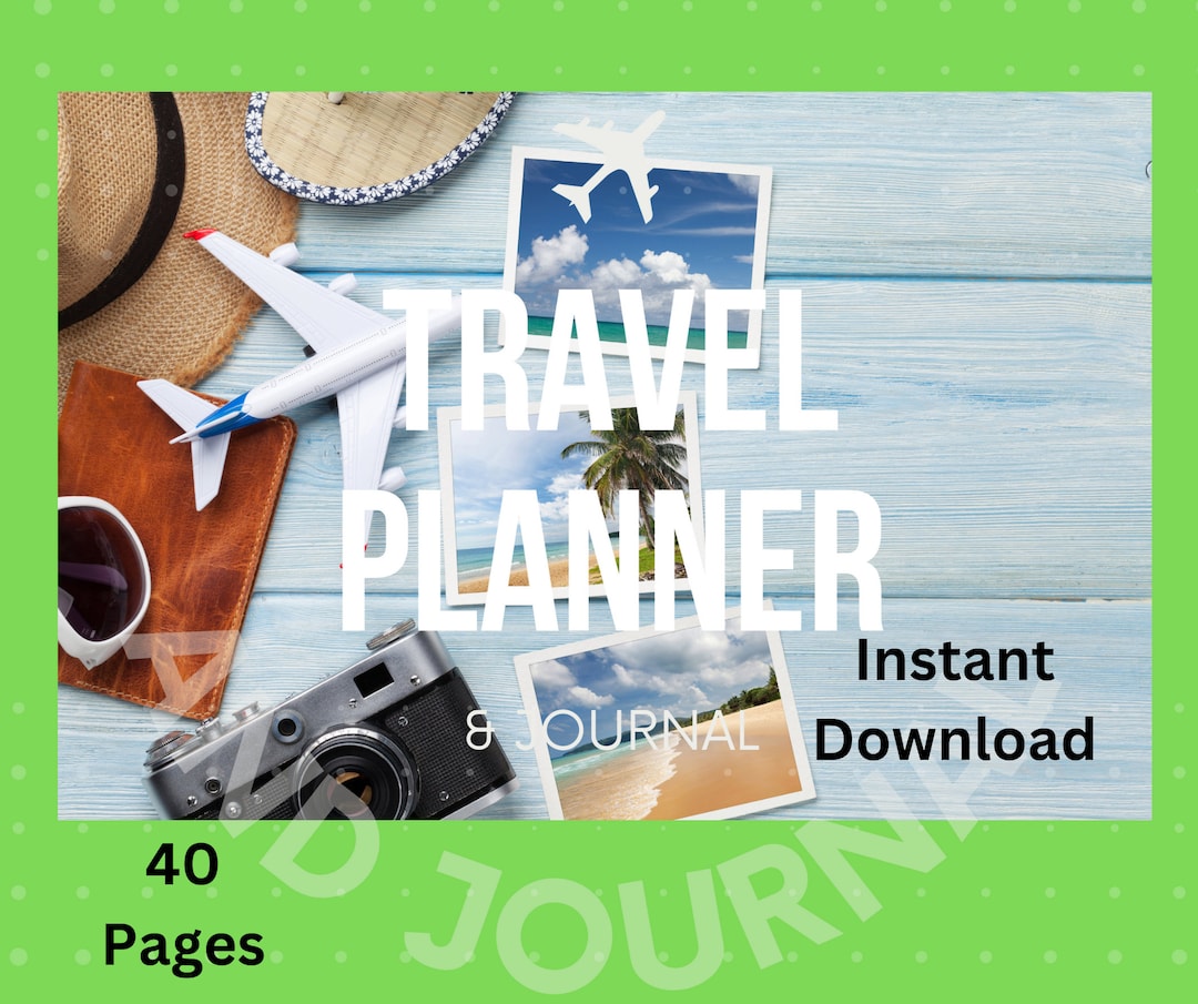 Travel Planner Travel Journal Travel Journal Digital Travel Journal