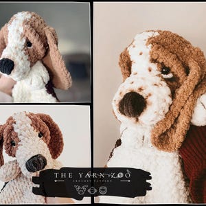 Bassett Hound Virkmönster - Amigurumi