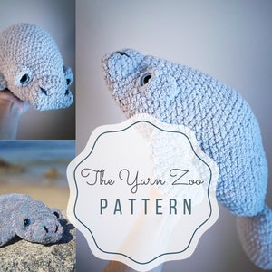 Manatee Crochet Pattern - Amigurumi