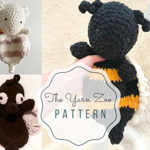 Bee & Fly Crochet Pattern - Amigurumi