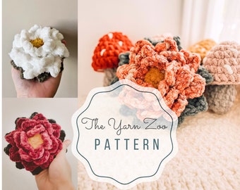 Flower Crochet Pattern - Amigurumi