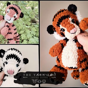 Tiger Virkmönster - Amigurumi