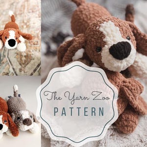 Hound Dog Crochet Pattern - Amigurumi