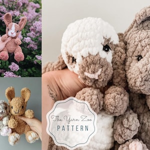 Rabbit Crochet Pattern - Amigurumi