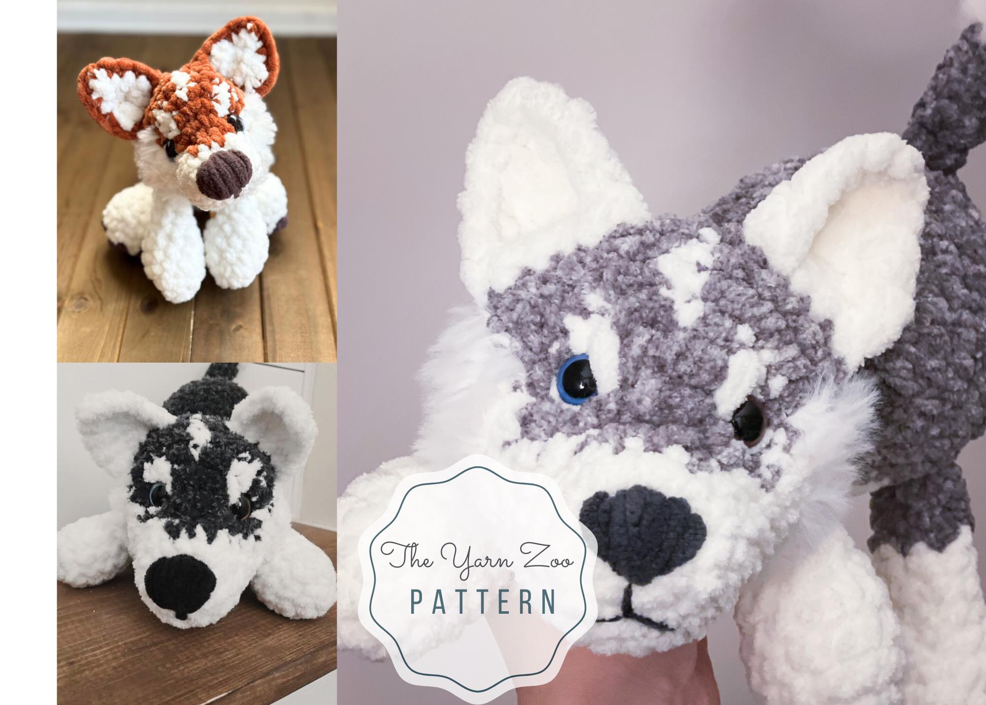 Havoc the Husky Crochet Snuggler Pattern