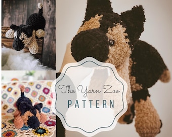 German Shepard Crochet Pattern - Amigurumi