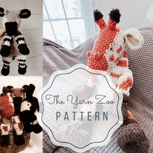 Large & Mini Giraffe/Okapi Crochet Pattern - Amigurumi
