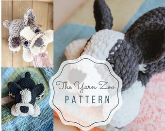 Schema per realizzare un Boston Terrier all'uncinetto - Amigurumi