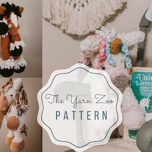 Horse & Unicorn Crochet Pattern - Amigurumi