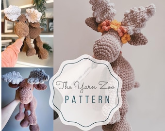 Moose Crochet Pattern - Amigurumi