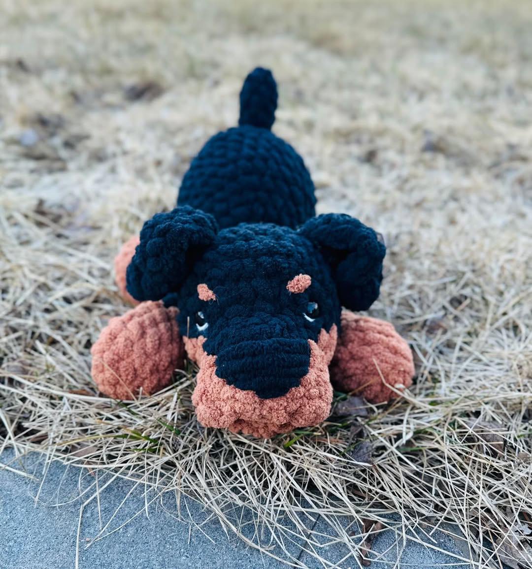 Rottweiler Crochet Pattern - Amigurumi - Etsy