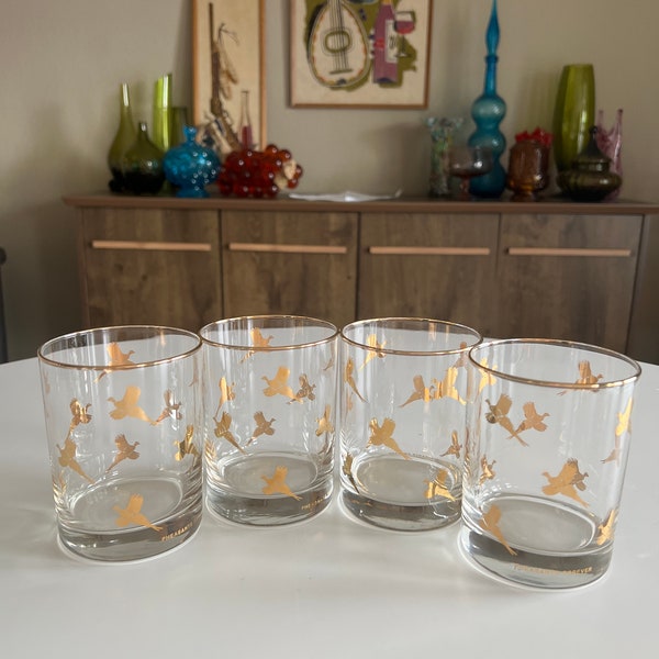 Gold Leaf Glasses Etsy
