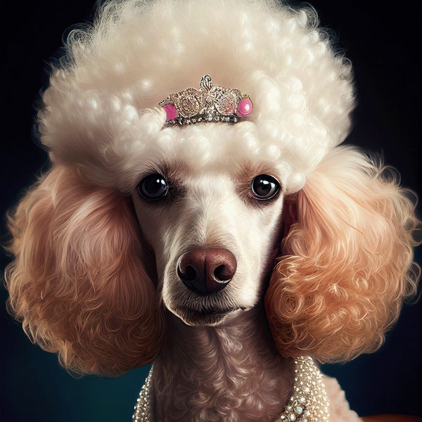 Toy Poodle Necklace Etsy