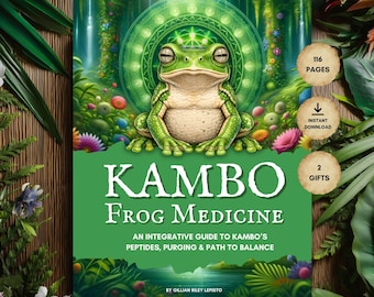Kambo Practitioner Guide & Ceremony Workbook, Frog Medicine, Natural Healing Manual (Printable PDF)