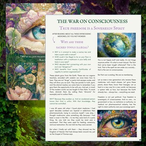 The war on consciousness is about our personal sovereignty and the right to our own freedom. plant medicine supports this quest. This is a psychedelic advocacy and harm reduction guide
