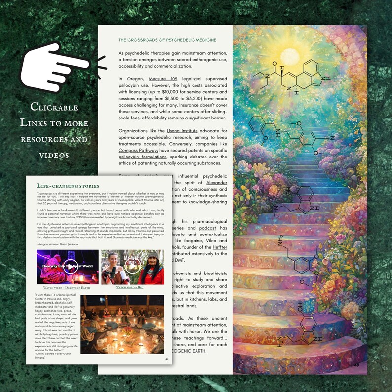 Psychedelic advocacy and harm reduction guide includes links to videos and resources