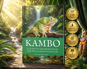 Guia de Kambo para Praticantes e Iniciantes | Medicina do Sapo Amazônico | Manual de Cura Natural (PDF para Impressão)