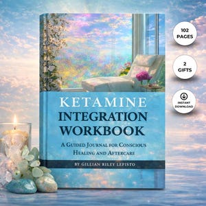 Ketamine Integration, KAT Therapy Workbook, Psychedelic Harm Reduction, Shadow Work Journal (Printable PDF)