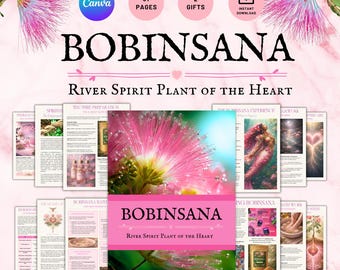 Guía de Bobinsana, Medicina Chamánica con Plantas, Sanación con Energía Femenina, Plantas Amazónicas (PDF Imprimible)