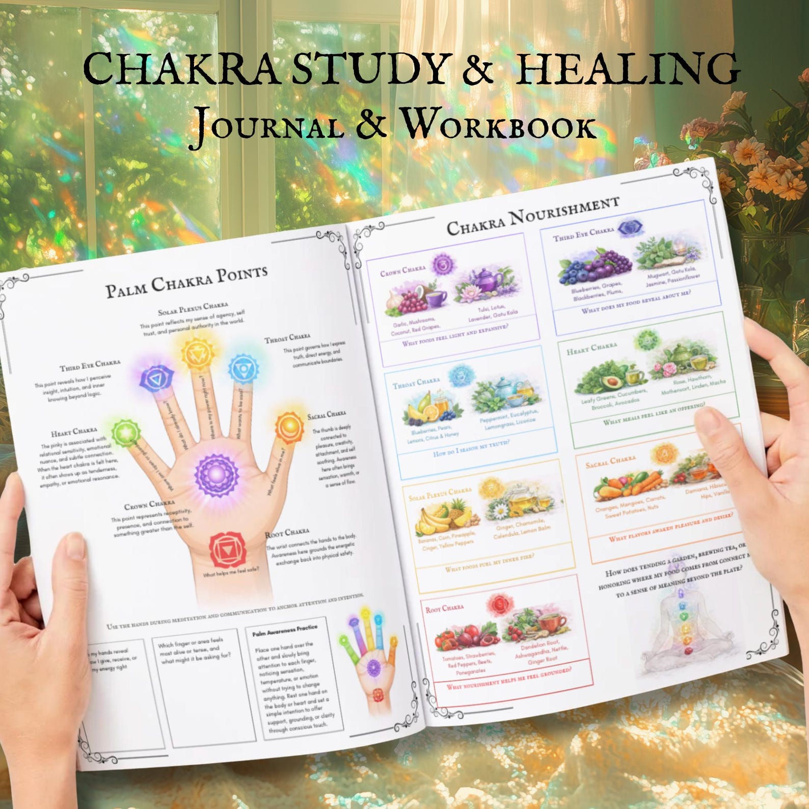 Chakra Workbook, Energy Healing Journal, Somatic Teaching Tool ...