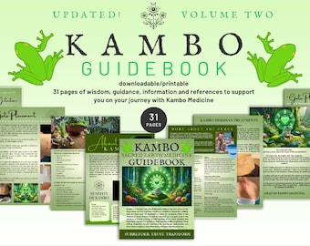 GUÍA Kambo, Guía de Medicina Phyllomedusa Bicolor Kambô, Sapo, Kampu, Vaccino da floresta, Medicina de Rana, Desintoxicación Natural / Medicina Kambo