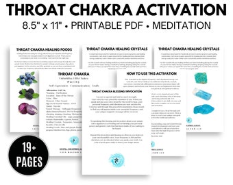 Throat Chakra Activation, Fifth Chakra Balance, Speak up, Crystal Therapy, Chakra Meditation, Throat Chakra Yoga Public Speaking Tools