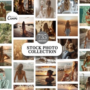Faceless AI Stock Images for Digital Brands with Resell Rights Boho Aesthetic Faceless Marketing Stock Photos for Social Media Creators